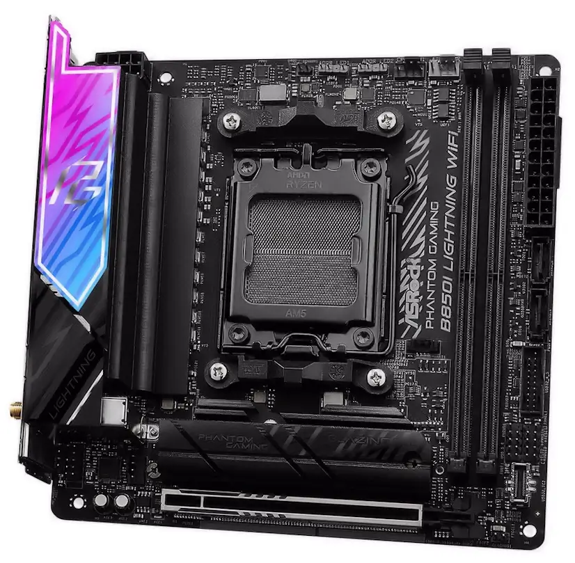 Montaje Placa Base ASRock B850I Lightning WIFI Galapagar Informático - Montaje Placa Base ASRock B850I Lightning WIFI Galapagar