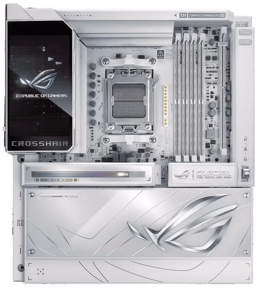 Montaje Placa Base ASUS ROG CROSSHAIR X870E GLACIAL Galapagar Informático - Montaje Placa Base ASUS ROG CROSSHAIR X870E GLACIAL Galapagar